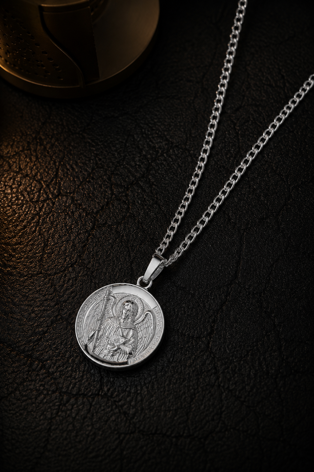 St Raphael Pendant (Silver)